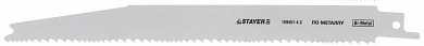 Полотно STAYER "PROFI" S345XF к саб эл.ножов Bi-Met,дер с гвозд,лист мет,Al проф 3-18мм,пласт,стеклопл,200/2,1-4,3мм (арт. 159451-4.3) купить в интернет-магазине ТОО Снабжающая компания от 1 911 T, а также и другие Полотна для сабельных электроножовок на сайте dulat.kz оптом и в розницу