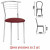 Стулья для столовых, кафе, дома "Marco", комплект 2 шт., хромированный каркас, кожзам бордовый (арт. 531038) купить в интернет-магазине ТОО Снабжающая компания от 39 298 T, а также и другие Стулья и табуреты для столовых, баров и кафе на сайте dulat.kz оптом и в розницу