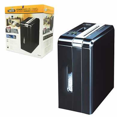 Уничтожитель (шредер) FELLOWES DS-1200Cs, на 1 человека, 3 уровень секретности, 4x50 мм, 12 листов, FS-3409201 (арт. 530372) купить в интернет-магазине ТОО Снабжающая компания от 245 000 T, а также и другие Уничтожители документов (шредеры) и аксессуары на сайте dulat.kz оптом и в розницу