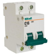 Schneider Electric DEKraft автоматический выкл. ВА-101 2P 25А 4,5kA х-ка С 11068DEK (арт. 502012)