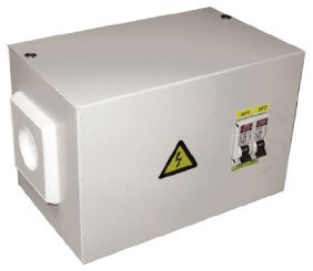 EKF Basic ящик с понижающим трансформатором ЯТП 0,25кВА 220/12В (2автомата) IP31 yatp0,25-220/12v-2a (арт. 625084)