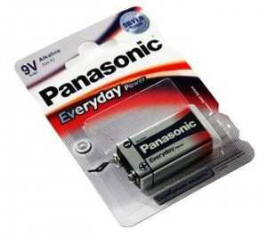 Батарейка Panasonic Everday /6Lr61 Bl1 (Standard 214524) (арт. 429981)