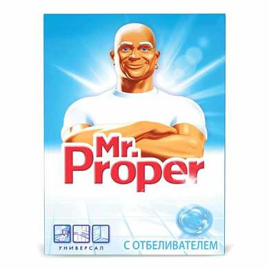 Чистящее средство 400 г, MR.PROPER (Мистер Пропер), с отбеливающим эффектом, универсал, порошок (арт. 600327)