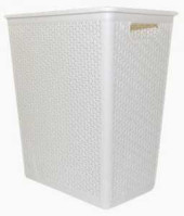 Корзина д/белья прямоуг NATURE 35л, слоновая кость BQ1203СЛК BranQ