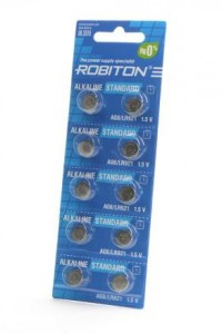 Э/п Robiton STANDARD R-AG6-0-BL10 AG6 (0% Hg) BL10 (арт. 626119) купить в интернет-магазине ТОО Снабжающая компания от 147 T, а также и другие Батарейки для часов на сайте dulat.kz оптом и в розницу