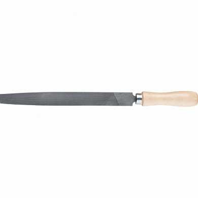 Напильник, 300 мм, плоский, деревянная ручка СИБРТЕХ (арт. 16232)