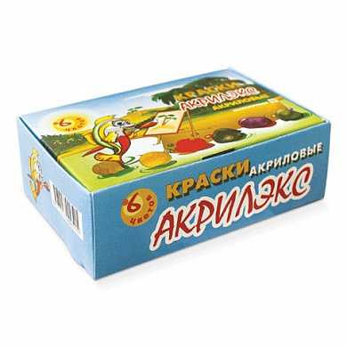 Краски акриловые "Акрилэкс", 6 цветов по 20 мл, в баночках, 24-6.20-50 (арт. 190329) купить в интернет-магазине ТОО Снабжающая компания от 1 715 T, а также и другие Краски художественные на сайте dulat.kz оптом и в розницу