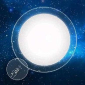 Estares Светильник Накладной Светодиодный Saturn 60W(4900Lm) 2K-4K-6K D482X75Мм Ip44 С Пультом Ду (арт. 536181)