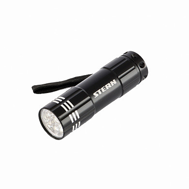 Фонарь бытовой алюминиевый с гравировкой, чёрный, 9LED, 3хААА Stern (арт. 90506) купить в интернет-магазине ТОО Снабжающая компания от 1 617 T, а также и другие Осветительное оборудование на сайте dulat.kz оптом и в розницу