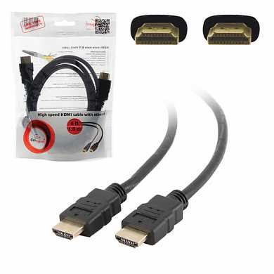 Кабель HDMI, 1,8 м, GEMBIRD, M-M, экранированный, для передачи цифрового аудио-видео, CC-HDMI4-6 (арт. 511937) купить в интернет-магазине ТОО Снабжающая компания от 2 940 T, а также и другие Цифровые (HDMI, VGA, DVI) на сайте dulat.kz оптом и в розницу