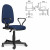Кресло оператора "Престиж", регулируемая спинка, с подлокотниками, кожзам, синее (арт. 531133) купить в интернет-магазине ТОО Снабжающая компания от 53 984 T, а также и другие Кресла офисные для персонала на сайте dulat.kz оптом и в розницу