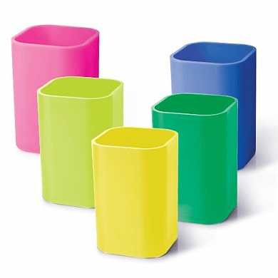 Подставка-органайзер (стакан для ручек), 5 цветов ассорти, 220533 (арт. 231889)