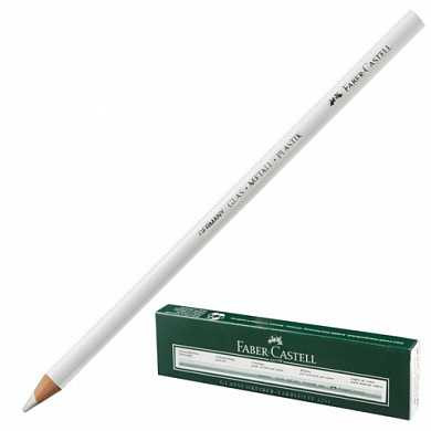 Карандаш перманентный FABER-CASTELL, 1 шт., для гладких поверхностей (стекло, металл), водоустойчивый, белый, 115901 (арт. 180933) купить в интернет-магазине ТОО Снабжающая компания от 1 274 T, а также и другие Карандаши на сайте dulat.kz оптом и в розницу