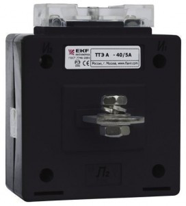 EKF Трансформатор тока ТТЭ-А-60/5А класс точности 0,5S tc-а-60-0.5 S (арт. 460129)