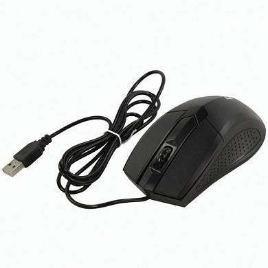Мышь проводная DEFENDER Optimum MB-270, USB, 2 кнопки + 1 колесо-кнопка, оптическая, черная, 52270 (арт. 512863)