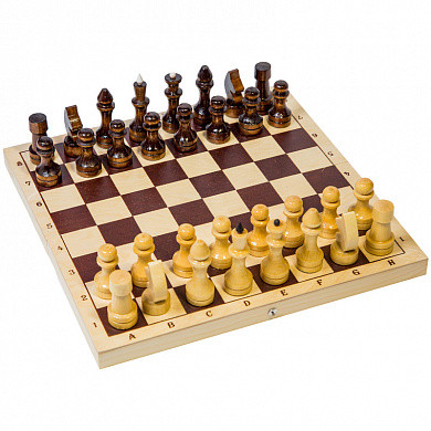 Игра настольная Шахматы, Орловские шахматы, обиходные деревянные, с доской (арт. 228001)