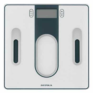 Весы напольные диагностические SUPRA BSS-6300, электронные, вес до 180 кг, квадратные, стекло, серые (арт. 454043)
