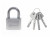 Замок навесной, хромированное покрытие 50 мм MATRIX (арт. 91801) купить в интернет-магазине ТОО Снабжающая компания от 3 969 T, а также и другие Замки на сайте dulat.kz оптом и в розницу