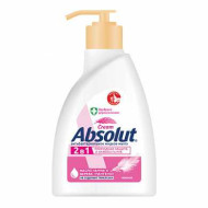 Мыло жидкое 250 мл, ABSOLUT (Абсолют), "Нежное", антибактериальное, дозатор, 5007, 5061 (арт. 600593)