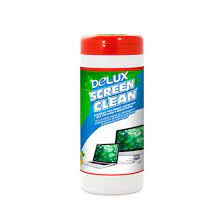 Delux Screen Clean 100 Чистящие салфетки Для экранов и мониторов 100 шт, Большая туба (арт. 65044) купить в интернет-магазине ТОО Снабжающая компания от 1 750 T, а также и другие Влажные салфетки на сайте dulat.kz оптом и в розницу