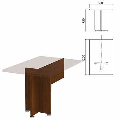 Каркас стола приставного "Приоритет", 800х1200х750 мм, ноче милано, К-918 (арт. 640406)