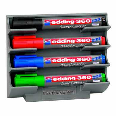 Держатель магнитный для 4 маркеров для доски EDDING, 150х130 мм, E-BMA/3 (арт. 151307)