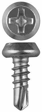 Саморезы КЛМ-СЦ со сверлом для листового металла, 11 х 3.8 мм, 1 000 шт, оцинкованные, ЗУБР (арт. 4-300151-38-11)