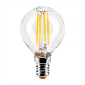 Wolta лампа св/д FILAMENT шар P45 E14 5W(545Lm) 4000К 4K 78X45 прозр. 25S45GLFT5E14 (арт. 681396) купить в интернет-магазине ТОО Снабжающая компания от 2 107 T, а также и другие Светодиодные лампы на сайте dulat.kz оптом и в розницу