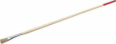 Кисть круглая тонкая STAYER "UNIVERSAL-STANDARD", светлая натуральная щетина, деревянная ручка, №6 x 8мм (арт. 0124-06)