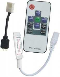 Контроллер Ecola 12V 72W(24V 144W) 6A RGB mini, с переходником, с радиопультом CRFM72ESB (арт. 582214) купить в интернет-магазине ТОО Снабжающая компания от 3 626 T, а также и другие Контроллеры и усилители на сайте dulat.kz оптом и в розницу