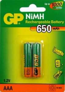 Аккумулятор Gp 65Aaahc/R03 650Mah Bl2 (арт. 3983)