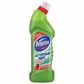 Средство для уборки туалета 750 мл, DOMESTOS (Доместос) "Активный щит", "Свежесть лайма", гель (арт. 601695)