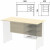 Столешница, царга стола письменного с тумбой "Канц" 1200х600х750 мм), дуб молочный, СК50.15.1 (арт. 640525) купить в интернет-магазине ТОО Снабжающая компания от 20 580 T, а также и другие Набор мебели "Канц Микс" на сайте dulat.kz оптом и в розницу