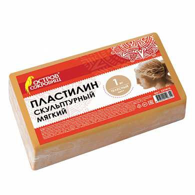 Пластилин скульптурный ОСТРОВ СОКРОВИЩ, телесный, 1 кг, мягкий, 68 (арт. 227470) купить в интернет-магазине ТОО Снабжающая компания от 1 666 T, а также и другие Пластичная масса для моделирования на сайте dulat.kz оптом и в розницу