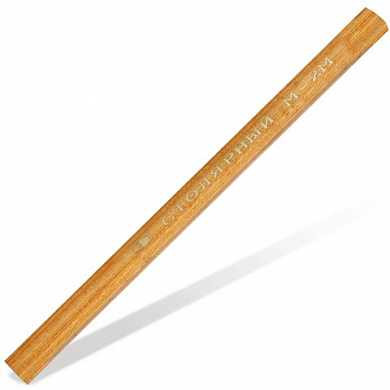 Карандаш столярный КРАСИН, 1 шт., для уроков труда, прямоугольный, 177 мм, С-124 (арт. 180405)