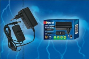 Uniel блок питания для св/д св-ков с вилкой и выкл. 12V 12W IP20 (интерьерный) UET-VPA-012A20 (арт. 557825) купить в интернет-магазине ТОО Снабжающая компания от 3 724 T, а также и другие Блоки питания и адаптеры на сайте dulat.kz оптом и в розницу