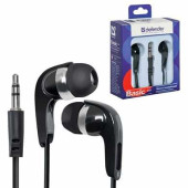 Наушники DEFENDER Basic 610, проводные, 1,1 м, стерео, вкладыши, черный, 63610 (арт. 511677)