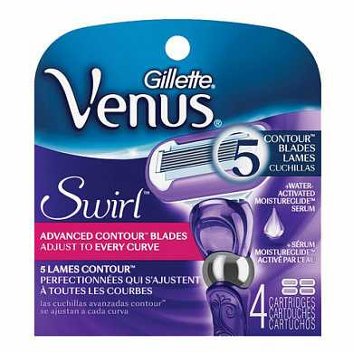 Сменные кассеты для бритья 4 шт., GILLETTE VENUS (Жиллет Винес) "Swirl", для женщин, VNS-81559824 (арт. 603834) купить в интернет-магазине ТОО Снабжающая компания от 19 698 T, а также и другие Сменные кассеты, лезвия на сайте dulat.kz оптом и в розницу