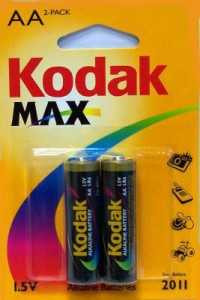 Батарейка Kodak Max Lr6/316 Bl2 (арт. 7299) купить в интернет-магазине ТОО Снабжающая компания от 392 T, а также и другие R6/AA 316 батарейки (пальчиковые) на сайте dulat.kz оптом и в розницу