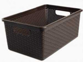 Корзина универс.прямоуг NATURE 20л венге BQ4006ВНГ BranQ