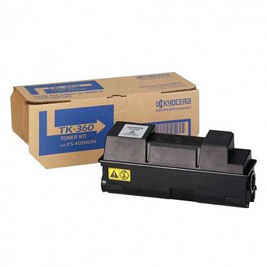 Тонер-картридж KYOCERA (TK-360) FS4020DN, оригинальный, ресурс 20000 стр. (арт. 320483) купить в интернет-магазине ТОО Снабжающая компания от 152 684 T, а также и другие Картриджи для принтеров на сайте dulat.kz оптом и в розницу