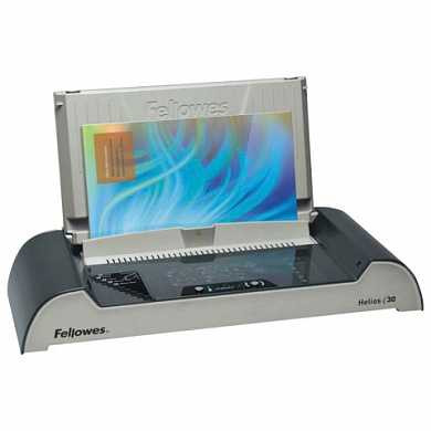 Переплетная машина для термопереплета FELLOWES HELIOS 30, сшивает 300 л., А4, нагрев 4 мин., FS-56410 (арт. 531180) купить в интернет-магазине ТОО Снабжающая компания от 190 953 T, а также и другие Переплетчики для пружин (брошюровщики) на сайте dulat.kz оптом и в розницу