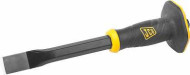 Зубило JCB, двухкомпонентная рукоятка с протектором, CrV cталь, 305х25мм (арт. JCL011) Зубило JCB, двухкомпонентная рукоятка с протектором, CrV cталь, 305х25мм (арт. JCL011)