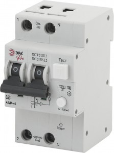ЭРА PRO NO-902-21 АВДТ 64 C63 100мА 1P+N тип A (60/1260) (арт. 658773) купить в интернет-магазине ТОО Снабжающая компания от 21 315 T, а также и другие Автоматические выключатели, УЗО, ДИФ автомат на сайте dulat.kz оптом и в розницу