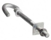 Ekf Крюк Монтажный B16 1500Кгс До 1Кв 16Х240Мм B-16 (арт. 424316)