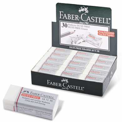 Резинка стирательная FABER-CASTELL DUST FREE, виниловая, 41х18,5х11,5 мм, FC187130 (арт. 221905) купить в интернет-магазине ТОО Снабжающая компания от 392 T, а также и другие Ластики на сайте dulat.kz оптом и в розницу