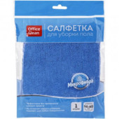 Тряпка для мытья пола OfficeClean "Премиум", микрофибра, 50*60см, индивид. упаковка (арт. 246343)
