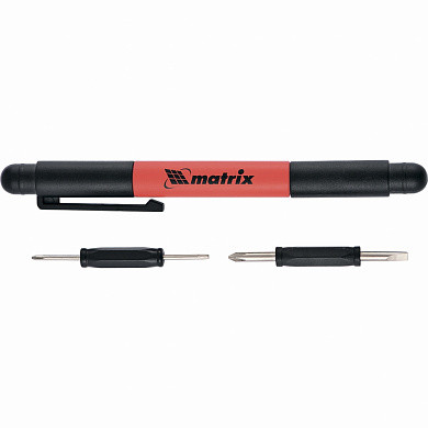 Ручка-отвертка с комбинированными битами для точных работ,PH0, PH000; SL 1.5, SL 3 CrV Matrix (арт. 11598)