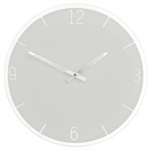 Innova Часы W09655, муранское стекло, диаметр 35 см, цвет серый (6/108) (арт. 659080)