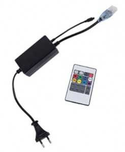 Контроллер Ecola 220V 16x8 1000W 4.5A RGB, с ИК пультом CR161KESB (арт. 563176)